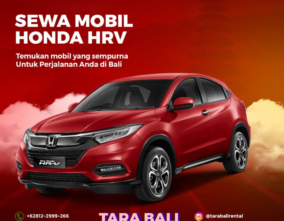 sewa mobil bali honda hrv tara bali rental mobil