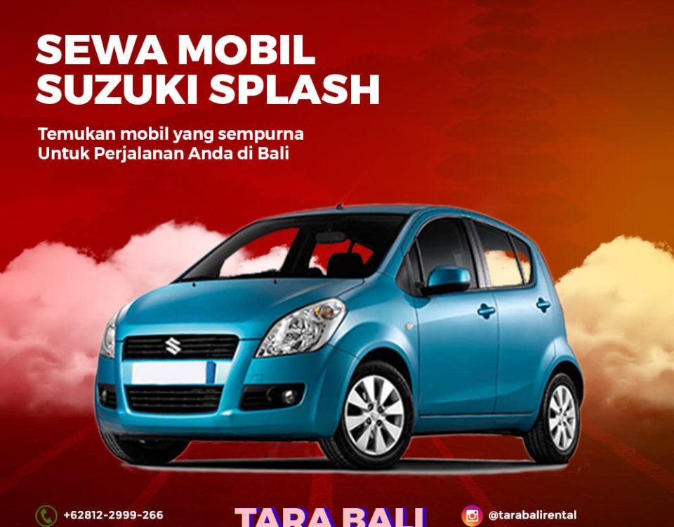 sewa mobil bali splash tara bali rental mobil