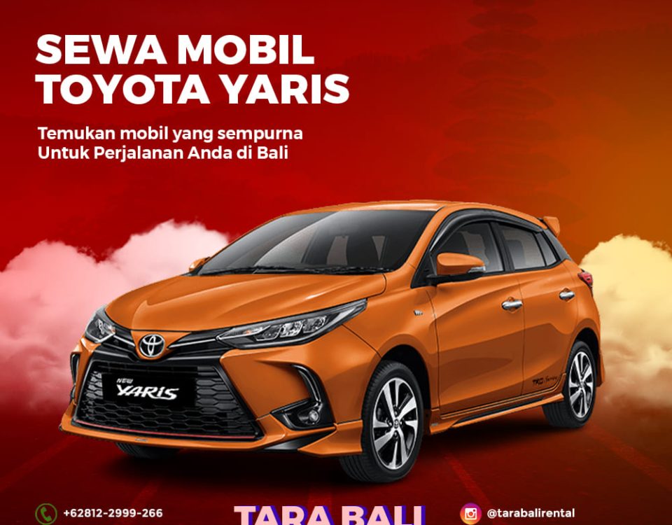 sewa mobil bali yaris tara bali rental mobil